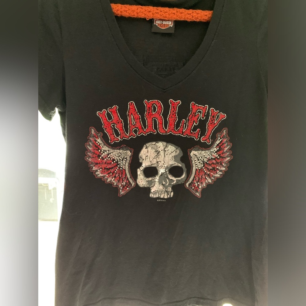 Harley-Davidson sparkling T-Shirt from San Antonio TX Alamo City good condition